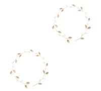 HAPINARY 2 Pezzi Di Copricapo Da Sposa Di Con Design A Foglia Copricapo Da Sposa Per Feste Di Nozze