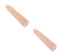 HAPINARY 2 Pezzi Di Dito In Silicone Per Esercitarsi, Dito In Acrilico Per Esercitarsi, Dito In Silicone Per Esercitarsi, Dito Per Esercitarsi Con Le Unghie, Dito Per Esercitarsi Con Le