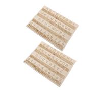 HAPINARY 2 Pezzi Di Lavagna Dell'Alfabeto In Braille Per Principianti, Lavagna Delle Lettere E Dei Numeri Per Non Vedenti, Ipovedenti E Bambini, Per Esercitarsi Nella Scrittura, Lavagna