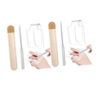 HAPINARY 2 Pezzi Di Palette Per Il Trucco, Palette Per Il Trucco, Palette Per Il Trucco, Palette Per Il Fondotinta, Palette Per Il Trucco Da Toeletta, Palette Per Il Trucco Con Spatola,