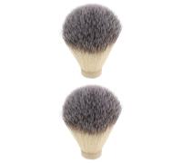 HAPINARY 2 Pezzi Di Ricambio Per Spazzola Da Barbiere Per La Della Barba Per Uomo Con Setole Di Cinghiale Per Salone Di Parrucchiere