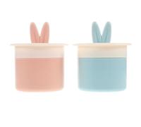 HAPINARY 2 Pezzi Di Schiuma Per Lavaggio Del Viso Strumenti Pulizia Del Viso Orecchie Di Coniglio Doccia Bagno Shampoo Schiuma Creatore Di Bolle Per Lavaggio Crema Per Bolle Shampoo