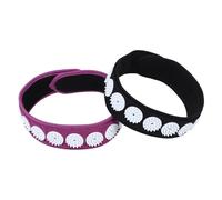 HAPINARY 2 Pezzi Fascia Agopressione Regolabile per Testa e Collo in Poliestere Fascia Massaggiante Portatile per Relax e Alleviamento Tensione Uomo Donna