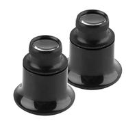 HAPINARY 2 Pezzi Lente d'Ingrandimento per Riparazione Gioielli Lente d'Ingrandimento 20X Portatile per Gioielli Strumento di