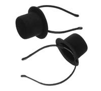 HAPINARY 2 Pezzi Mini Top Hat Headband Leggero Costume Headpiece con Clip Accessorio Party per Donna Fascia Vintage per Tea Party e Eventi Festivi