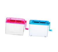 HAPINARY 2 Pezzi Mini Trituratore Carta Manuale Portatile Distruggidocumenti per Ufficio e Casa Taglio Rapido Elettricità Leggero e Facile Trasportare Affidabile per Quotidiano