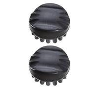HAPINARY 2 Pezzi Pettine del terrore Massager del cuoio capelluto Pennello shampoo PP Black