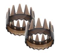 HAPINARY 2 Pezzi Pettine Massaggiatore Capelluto in Plastica Spazzola Shampoo Denti Larghi per Massaggio e Pulizia Forfora per Bagnati