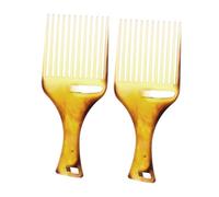 HAPINARY 2 Pezzi Pettine per Pettine per Styling Afro con Design Denti Larghi e Finitura per Spessi e Lunghi