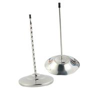 HAPINARY 2 Pezzi Porta Banconote Con Asta Contenitore Per Assegni Ricevute E Documenti Porta Ricevute in Acciaio Per Ufficio E Studi Legali