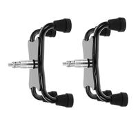 HAPINARY 2 Pezzi Puntali per Bastone da Passeggio con Base Quad Antiscivolo Gommini di Ricambio Resistenti e Stabili per Anziani Supporto Sicuro per Bastoni e Stampelle per Escursionismo e