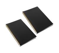 HAPINARY 2 Pezzi Registro Contabile Doppia Spirale con Pagine Orizzontali per Gestione Scorte e Controllo Spese Quaderno Pianificatore Finanziario per Budget Personale e Aziendale