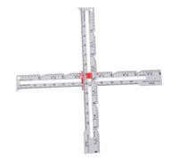 HAPINARY 2 Pezzi Righello da Cucito per Quilting e Strumento Multifunzionale per Misurazione Cuciture Guida per Posizionamento Bottoni Linee Compatto e Resistente