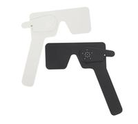 HAPINARY 2 Pezzi Scudo Occlusore Oculare Per Test Della Vista Optometria Copertura Leggera E Comoda Realizzata in Buon Materiale