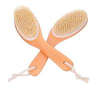HAPINARY 2 Pezzi Spa Scrubber Ergonomico con Setole Naturali Esfoliante per Doccia e Bagno Della e Rilassante