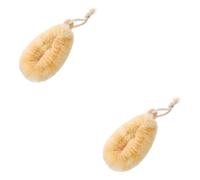 HAPINARY 2 Pezzi Spazzola Per Doccia In Sisal, Scrubber Per Bagno, Scrubber Per Doccia Per La Pulizia Della Schiena, Scrubber Per Il Corpo Portatile, Scrubber Esfoliante Per La Schiena Per
