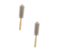 HAPINARY 2 Pezzi Spazzola Per Lo Styling Piccola Spazzola Rotonda Per Asciugatura Con in Legno Per Lo Styling Dei Ricci