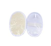 HAPINARY 2 Pezzi Spugna Di Luffa Naturale Esfoliante Per Bagno Doccia Scrubber Delicato Morbido Rimuove Impurità Liscia Elastico Supporto Cinturino