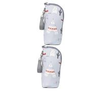 HAPINARY 2 Pezzi Termica per Latte per Isolato Portatile per Latte Compatibile con Maggior delle Bottiglie Design con Cerniera per Uso