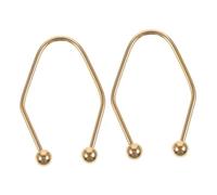 HAPINARY 2 Pz Addestratore Di Fossette Creatori Modellatore Del Viso Creatore Modellatore Di Fossette Strumento Per Il Allenatore Della Mascella Acciaio Inossidabile Golden