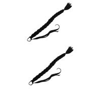 HAPINARY 2 Pz Parrucca Coda Di Cavallo Estensione Coda Di Cavallo Nera Extensions Per i Coda Di Cavallo Elegante Parrucca a Coda Di Cavallo Parrucche Filo Ad Alta Temperatura Brown