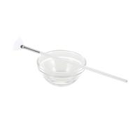 HAPINARY 2 Pz Pennello Ventaglio Di Bellezza Labbro Strumenti Di Bellezza Per Maschere Per Il Viso Strumento Applicatore Maschera Pennelli Per Fondotinta Ombretto Lanugine Gel Nylon Bianca