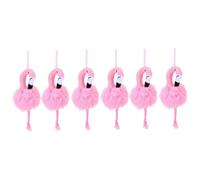 HAPINARY 2 Set Adorabile Bagno Fenicottero Per Bambini Giocattolo Da Bagno Schiumogeno Ricco Facile Da Pulire Scrubber Materiale Sicuro Divertente Set Da Bagno Decorativo 3 Pezzi * 2