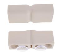 HAPINARY 2 Set connettori per Box connettori per Box in plastica HDPE Light Grey