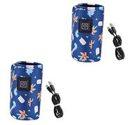 HAPINARY 2 Set Di Borsa Termica E Scaldalatte, Scaldabiberon Portatile Da Viaggio Per Scaldalatte Per Neonati, Scaldabiberon Portatile Da Viaggio Per Biberon Per Latte Materno.