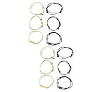 HAPINARY 2 Set Di Braccialetti Per Da Donna Elastici Per Accessori Alla Moda Per Il Polso Oro/argento Elastici Per Multiuso Per Donna 6 Pezzi*2