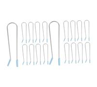 HAPINARY 2 Set Di Clip Per Bigodini Caldi Set Di Clip in Filo Metallico Per Bigodini Caldi Per Arricciacapelli Accessori Per Lo Styling Delle Per Uso Domestico 20 Pezzi * 2