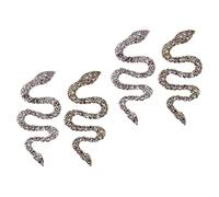 HAPINARY 2 Set Di Decorazioni Per Nail Art Set Di Decorazioni Per Manicure Eleganti E Sicure Per Unghie Artificiali Naturali 4 Pezzi * 2