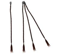 HAPINARY 2 Set Di Estensioni Per in Fibra Eleganti Con Coda Di Cavallo Parrucche Intrecciate Per Donne Estensioni Per Per Donne 4 Pezzi*2