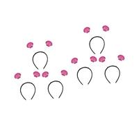 HAPINARY 2 Set Di Fasce Per Con Copricapo Accessori Per A Conchiglia Eleganti Articoli Per Feste Di Compleanno 3 Pezzi * 2