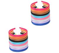 HAPINARY 2 Set Di Fasce Per Rivestite in Tessuto Accessori Per La Creazione Di Fasce Per Per Donne Semplici 12 Pezzi*2