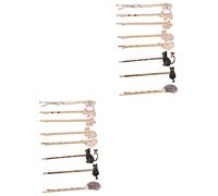 HAPINARY 2 Set Di Fermagli Per Alla Moda Da Donna Eleganti Accessori Per Forcine in Lega Design Unici Di Animali Per L'uso Quotidiano Cane Fiore Farfalla Gattino Cuore Gatto 8 Pezzi*2