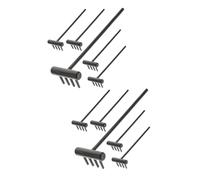 HAPINARY 2 Set di Mini Rastrelli da Tavolo per Giardino Zen Rastrelli in Miniatura Zen Mini Rastrelli Zen Piccoli Rastrelli per Paesaggio Attrezzi Zen 6 Pezzi * 2