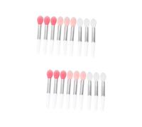 HAPINARY 2 Set Di Pennelli Per Labbra Ergonomici in Silicone Per Maschera Labbra Compatta Per Il Trucco Da Viaggio 9 Pezzi * 2