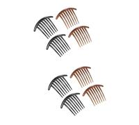 HAPINARY 2 Set Di Pettini Per in Acrilico Set Di Pettini Con Inserto A 7 Denti Fermagli Per Per Ragazze 10 Pezzi * 2