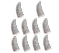 HAPINARY 2 Set Di Protezioni Per Le Dita Sottili E Resistenti in Nanofibra Guanti A Mezze Dita Per Tagliare 10 Pezzi * 2