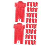 HAPINARY 2 Set Di Strumenti Adesivi Aghi Perni Per Bottiglie Forniture Per Ciglia Per Bottiglie Adesive 100 Pezzi * 2