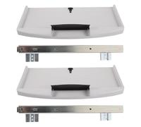 HAPINARY 2 Set di vassoi per Tastiera sotto la scrivania: Vassoio per Tastiera Estraibile con Supporto per Mouse per l'organizzazione dell'ufficio Domestico e per riporre Gli Accessori da