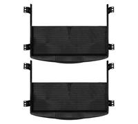 HAPINARY 2 Set di vassoi per Tastiera sotto la scrivania: Vassoio per Tastiera Estraibile e Supporto per Mouse con Guide per l'organizzazione dell'ufficio Domestico e per riporre Gli Accessori