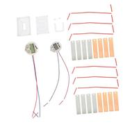 HAPINARY 2 Set Kit Scientifico Batteria Frutta per Studenti Diy Esperimento Elettrico con Orologio Elettronico Attrezzatura Educativa per Apprendimento Fisica e Chimica Facile da Montare e