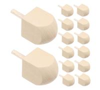 HAPINARY 20 Dreidel Legno Grezzo per Hanukkah Giocattoli da Decorare Resistenti e per Progetti Diy Creativi e Decorazioni Festive Altezza