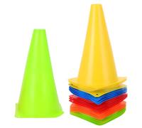 HAPINARY 20 Pezzi Coni da Allenamento Impilabili in Plastica | Esercizi Indoor e Percorsi a Ostacoli, Colori Vivaci, Adatti a Bici e Allenatori