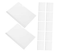 HAPINARY 20 pezzi Copertine per Rilegatura con Barra Scorrevole Trasparenti in Plastica per Documenti Fascicoli e Clip Tirare Resistenti per Ufficio e Scuola