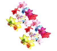 HAPINARY 20 Pezzi Hair Clips Decorativi Fiori Hawaii Orchid Accessori Chioma Fiori Per Donne