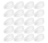 HAPINARY 20 Pezzi Keratin Extension Tools Scudi Protettivi Anticalore e Distanziali per Colla Template per Estensioni Capelli e Fusion Resistenti e Riutilizzabili per Applicazioni
