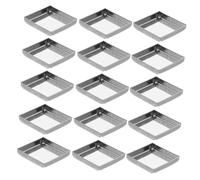 HAPINARY 20 Pezzi Palette Blush Vuote Pans Quadrati in Vaschette Ricaricabili per Ombretti e Organizer Make-up Magnetico